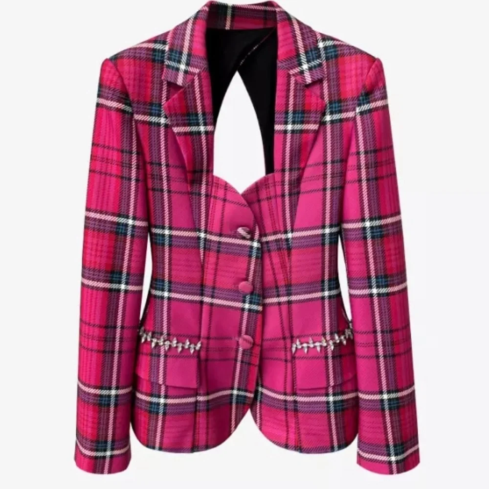 COPY - Fun and flirty area sequined Crystal blazer - Picture 4 of 11